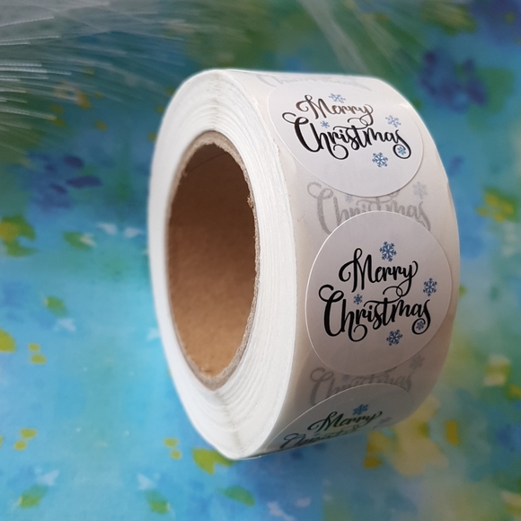 🎅🏼100 pcs Merry Christmas Thank You Stickers - Picture 3 of 4